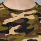Womens Viscose Rayon Camouflage T-Shirt